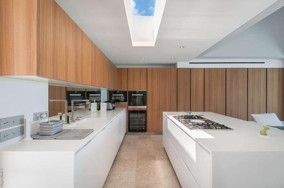Kitchen at WV CBA, Grand Cul de Sac, St. Barthelemy
