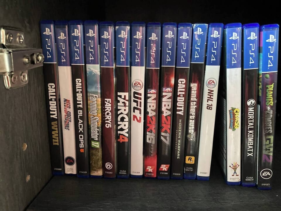 Selection of games we have to offer
