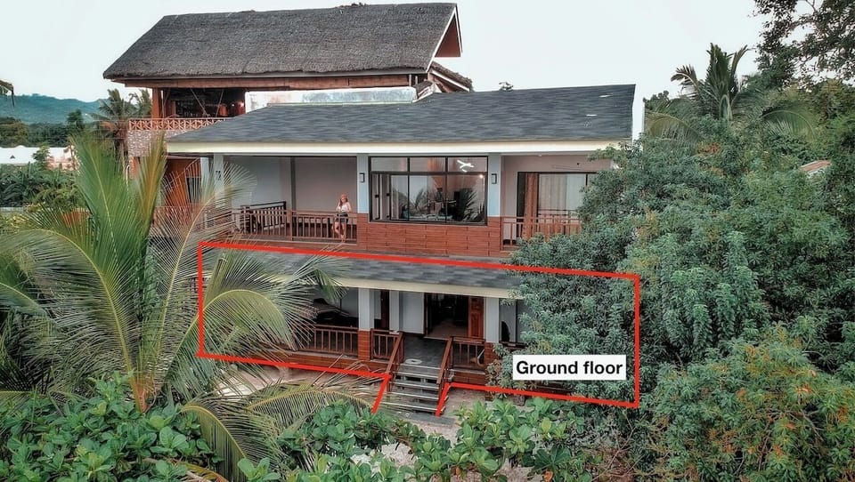 Labelled in red you see Juvy's Beach House - Ground floor