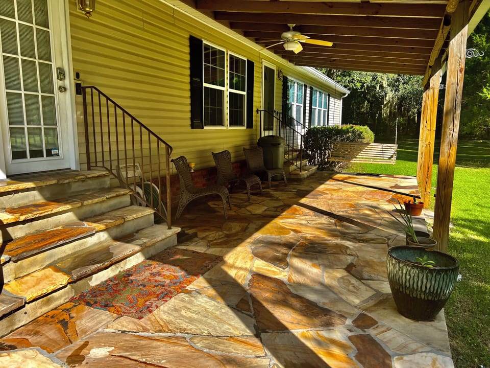 Front porch.