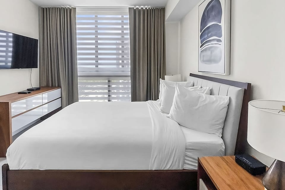 Bedroom. Interior and views may vary based on location and availability.