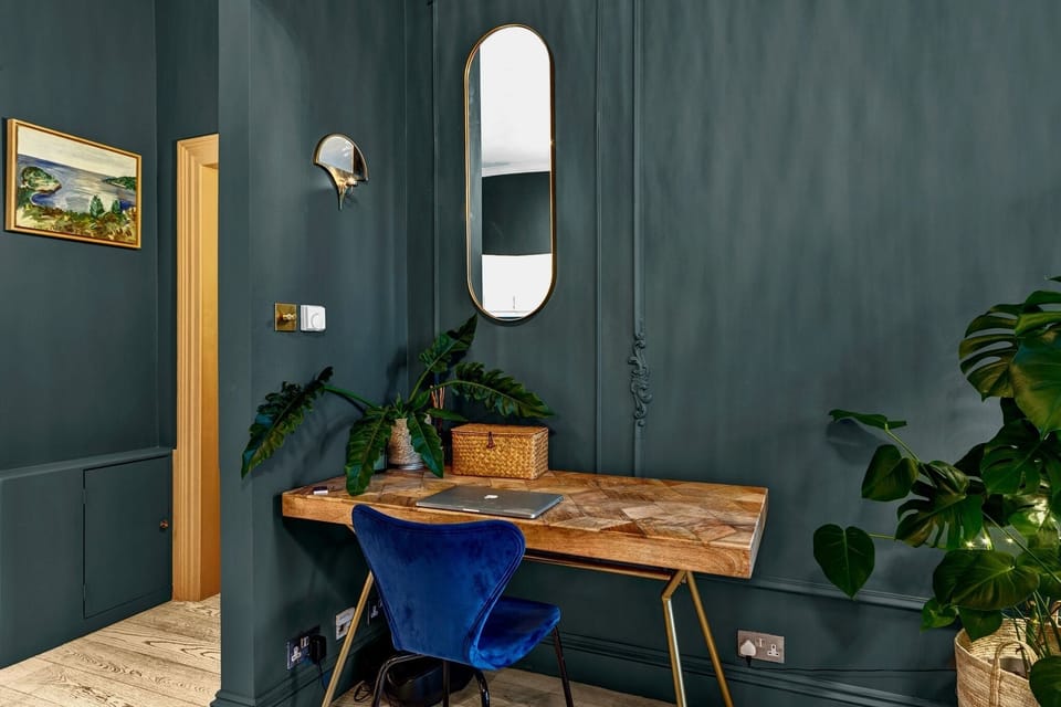 The perfect spot to work from home, with high speed unlimited wifi included