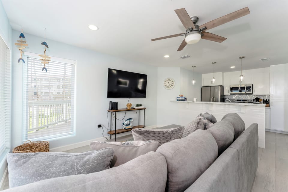 This updated, one-of-a-kind vacation condo has everything you need for a perfect getaway, from the comfy sectional sofa to the modern kitchen with granite counter tops. Book your stay now!