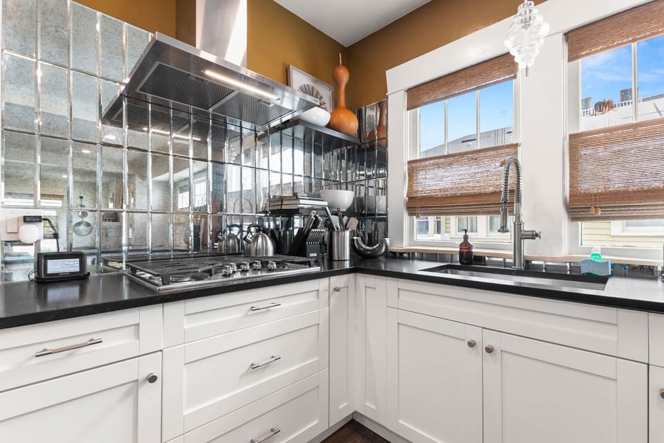 Kitchen Stove and Essentials