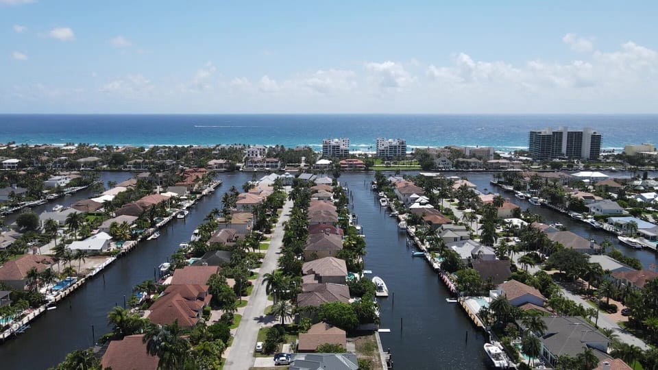View from Drone above the property 
