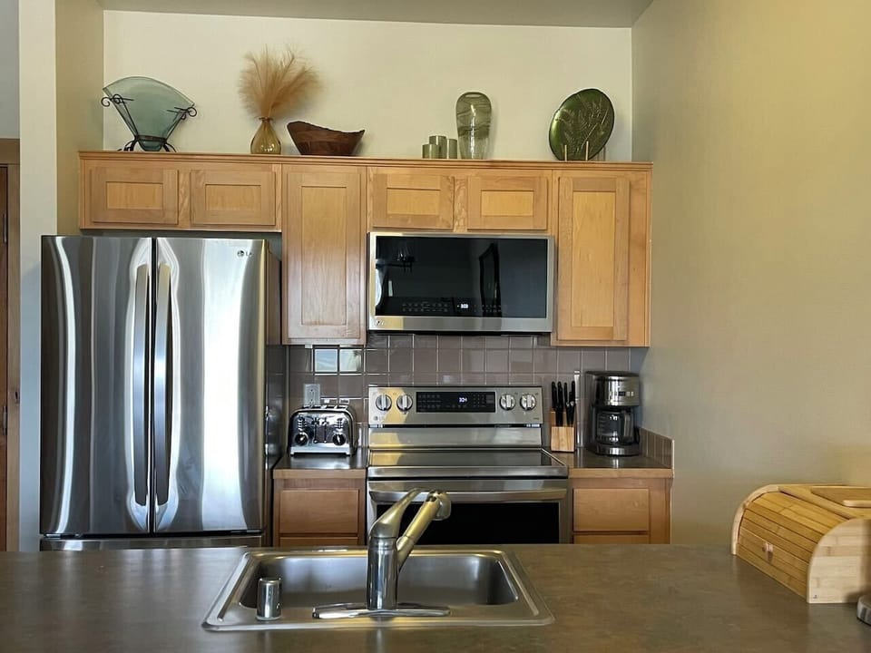 Kitchen with new appliances