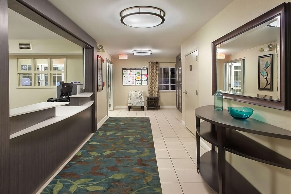 Arrive smoothly with a welcoming lobby and easy check-in.