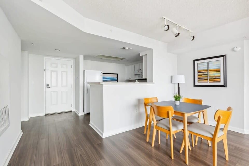 Spacious dining room