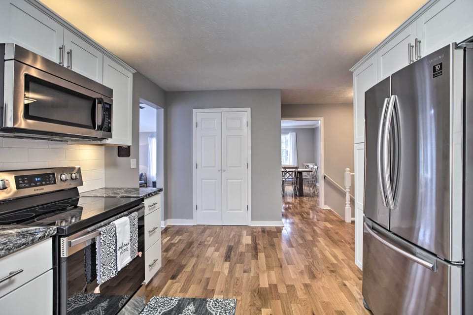 Pantry space in Kitchen with Shelves for food and other items