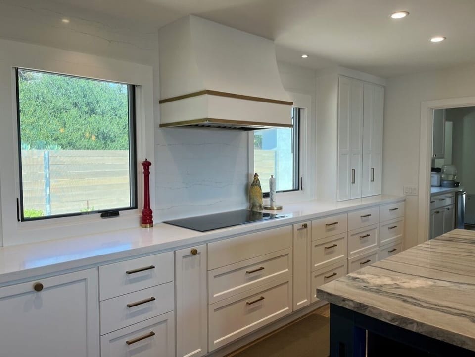 Plenty of counter space and top of the line appliances for the chefs