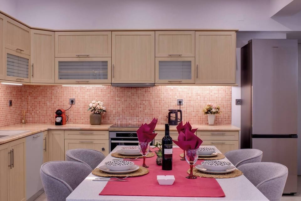 Modern fully equipped kitchen