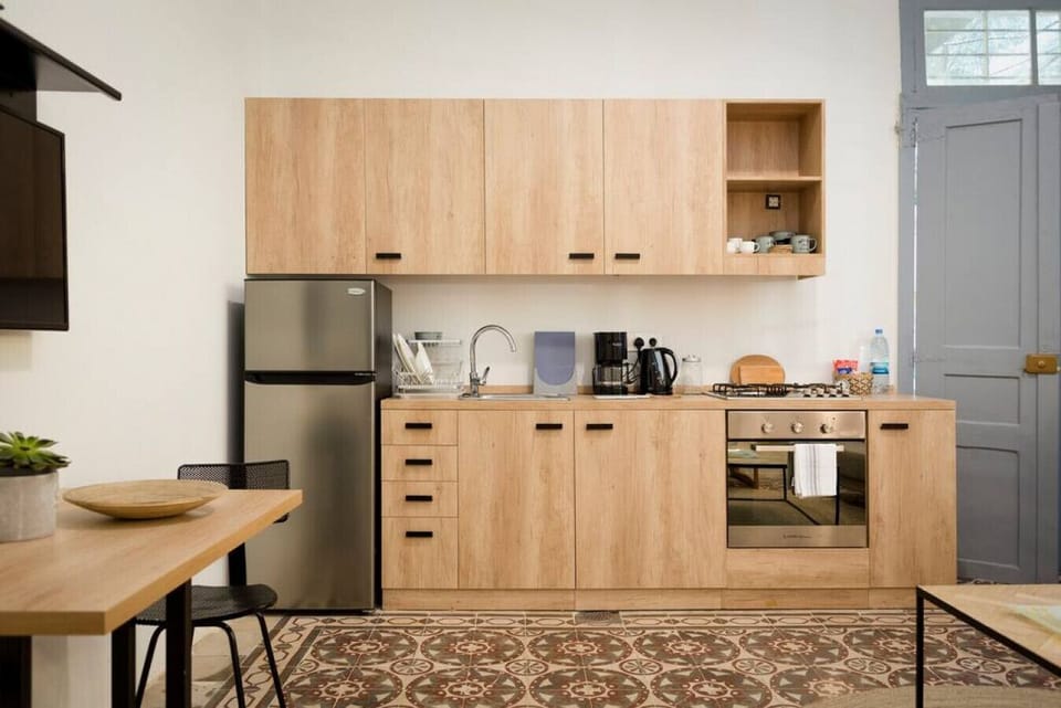 Bright kitchen with all the essentials for easy stays