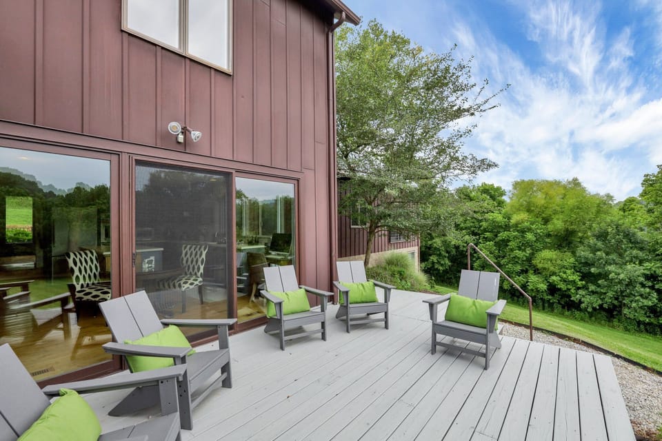 Beautiful heated pool and deck area. 
