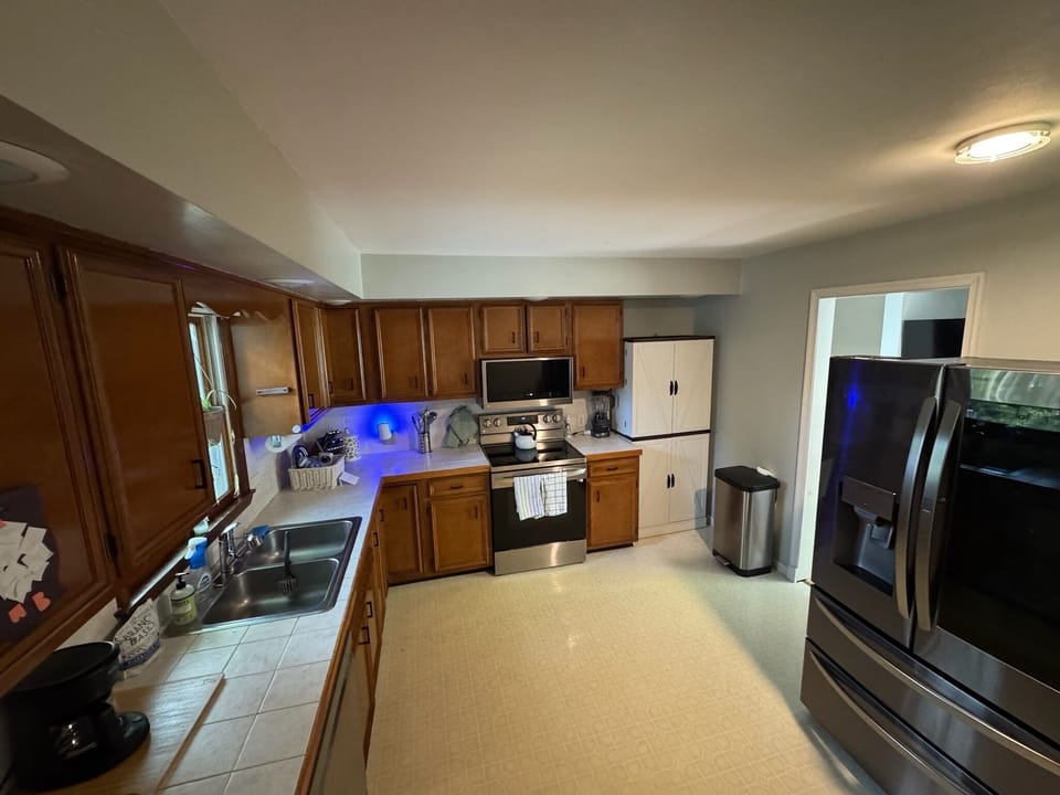 Kitchen with updated appliances