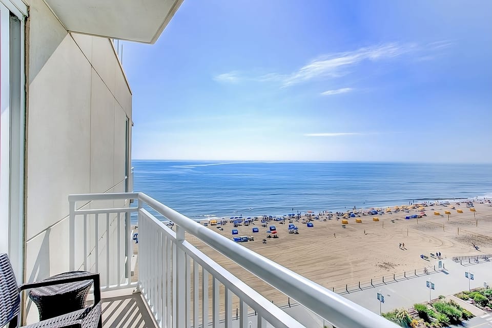 Savor sweeping ocean views from your private beachfront balcony.