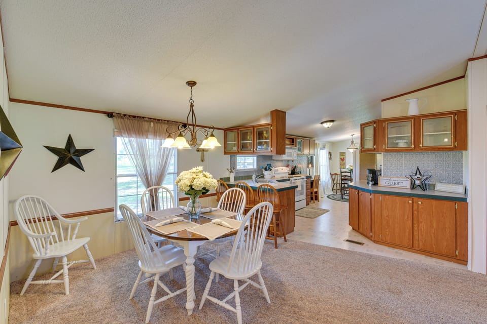 Vernon Vacation Rental | 3BR | 2BA | 1,700 Sq Ft | Stairs Required for Access