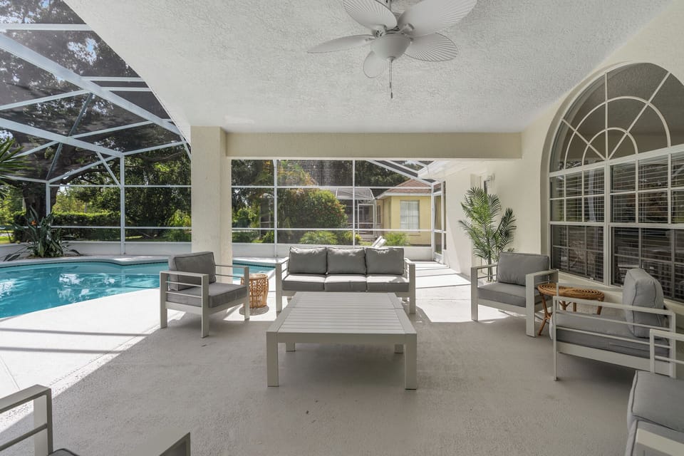 Poolside Sitting Area