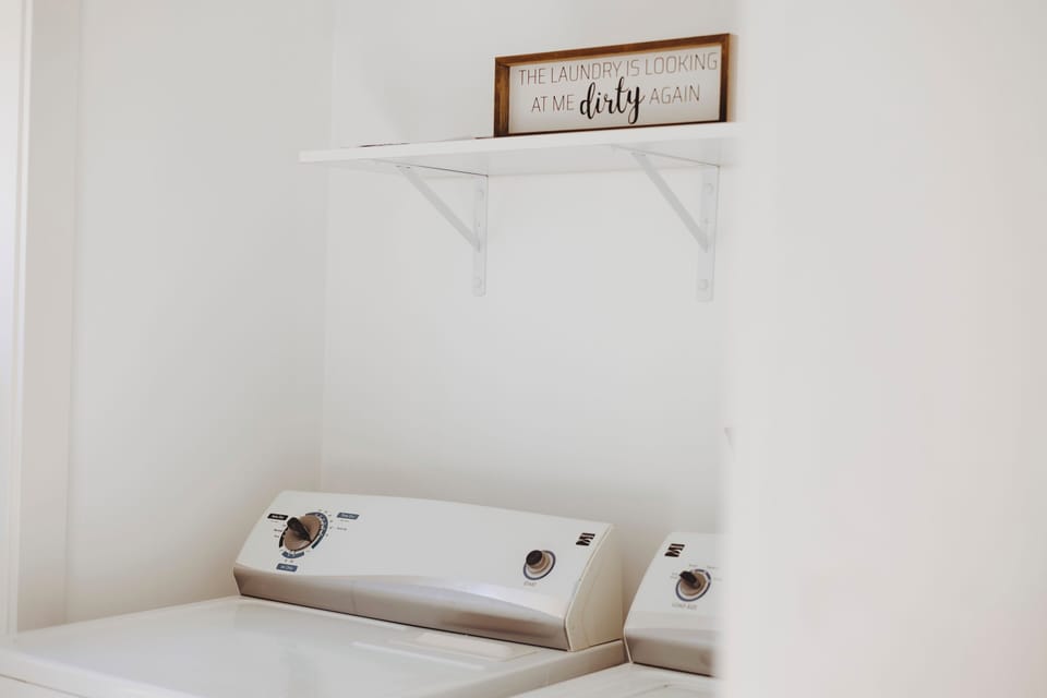 Washer and dryer for guest use