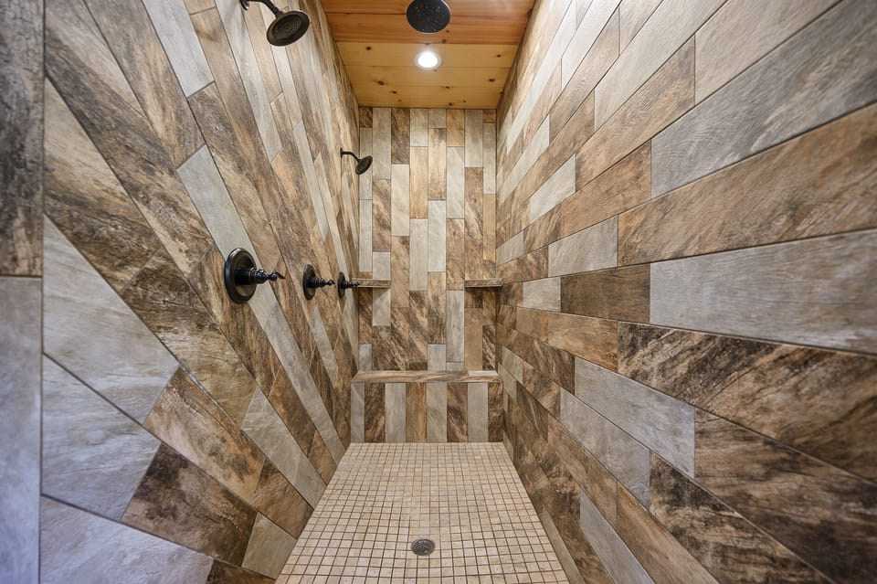 LARGE walk in shower
