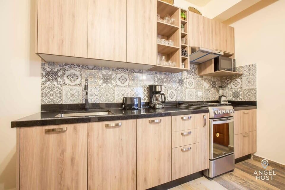 A well-equipped kitchen