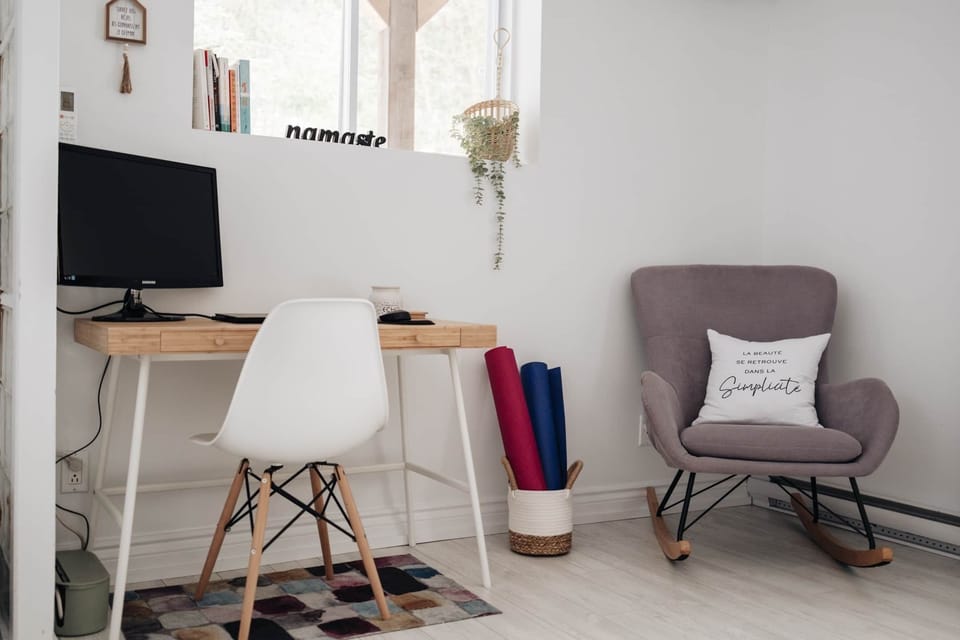 Teleworking space Photo by C.Gravel