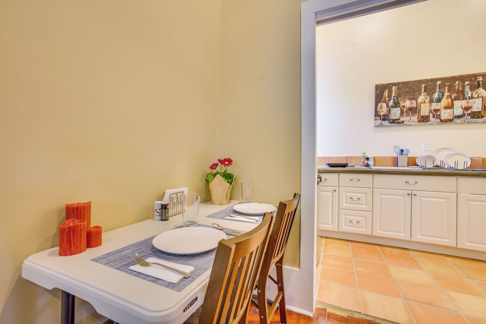 Dining Area | Dishware/Flatware | Trash Bags/Paper Towels