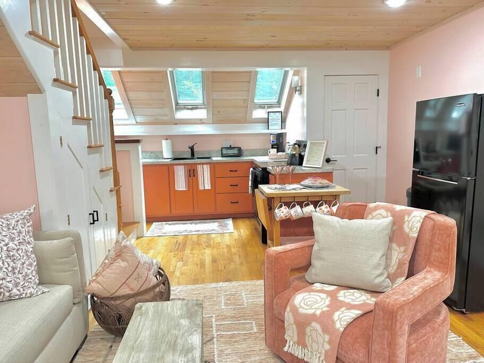 Comfortable spaces to watch tv, play games or do a puzzle. A home away from home.
