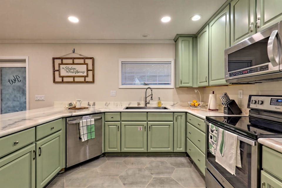 Guest review, "Kitchen was very well stocked".