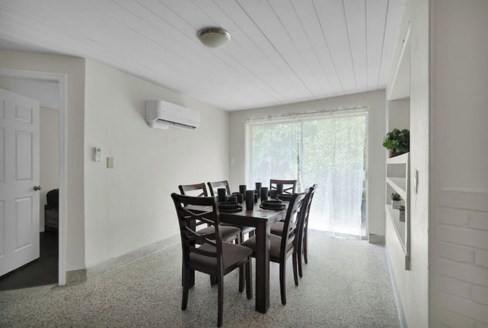 Dining table with seating for 6