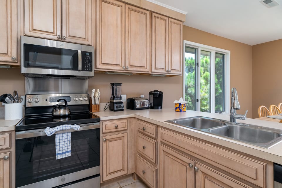 New stainless steel appliances