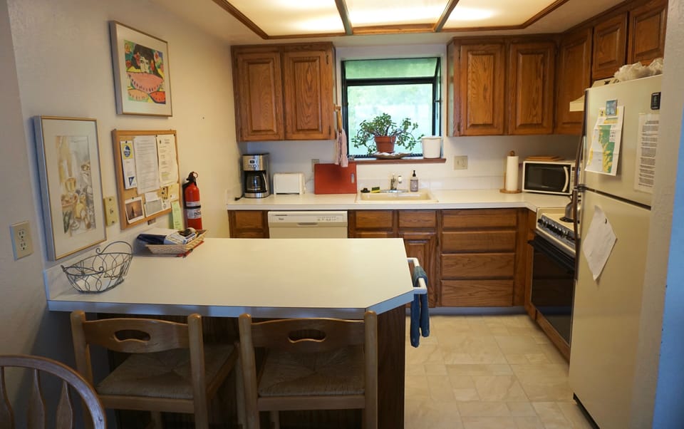 Kitchen with island.