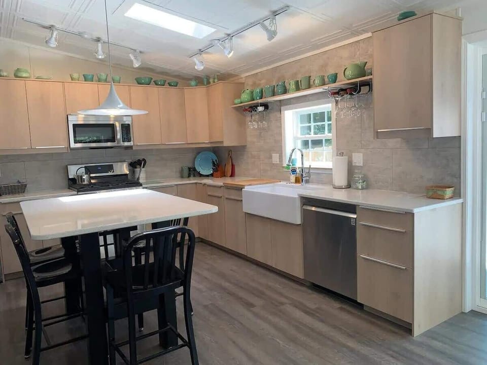 Feel the Sunrays Through the Kitchen Skylights While You Whip Up Secret Family Recipes