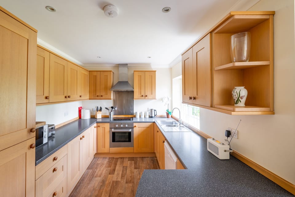 Ground floor: A fully equipped kitchen