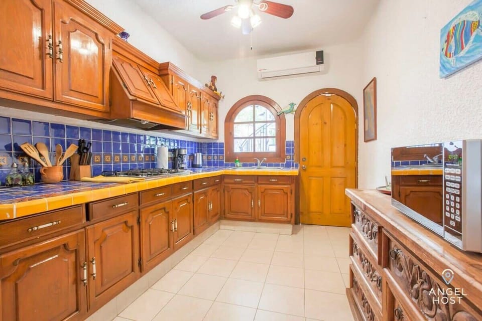 An extra large kitchen