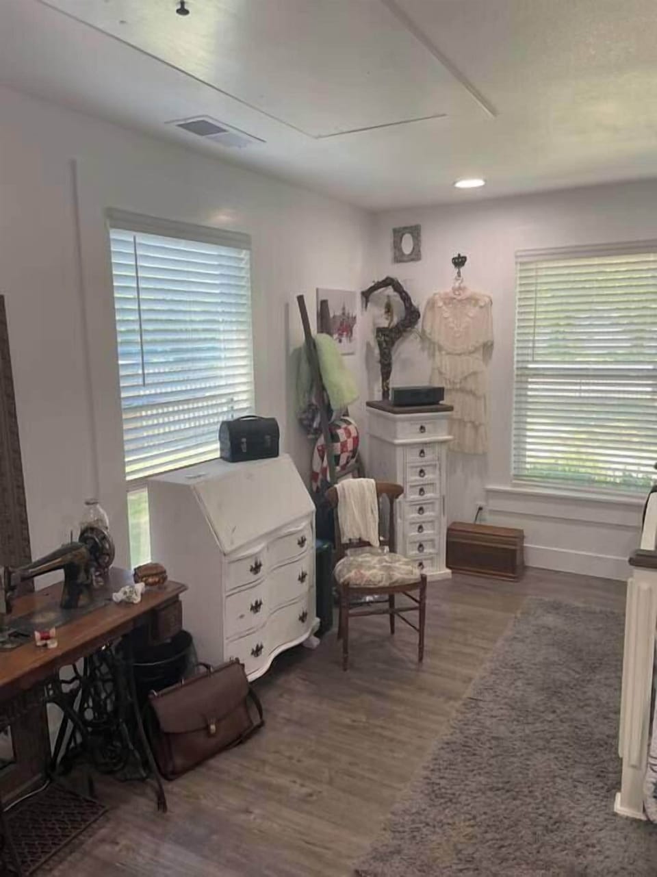Master Bedroom Office Desk, Chair & storage
