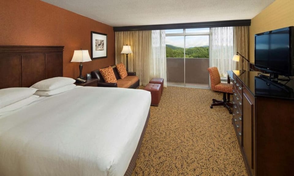 Sink into crisp linens and recharge in quiet comfort.