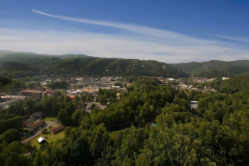 Breathe in expansive skyline views above the treetops.
