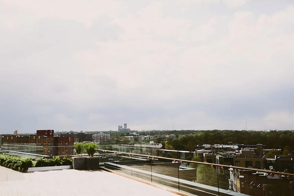 Stretch out on the rooftop deck with open-sky views.