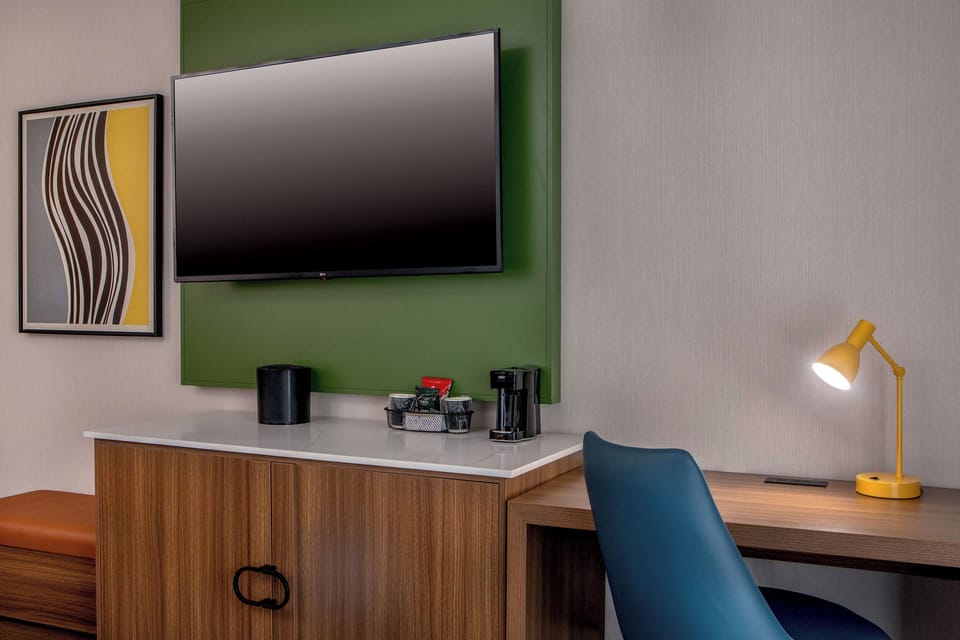 Sip morning coffee while streaming favorites from your lounge chair.