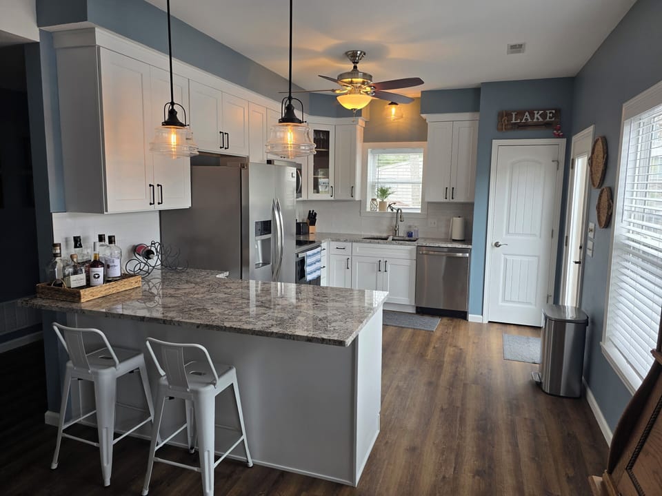 New soft close cabinets
