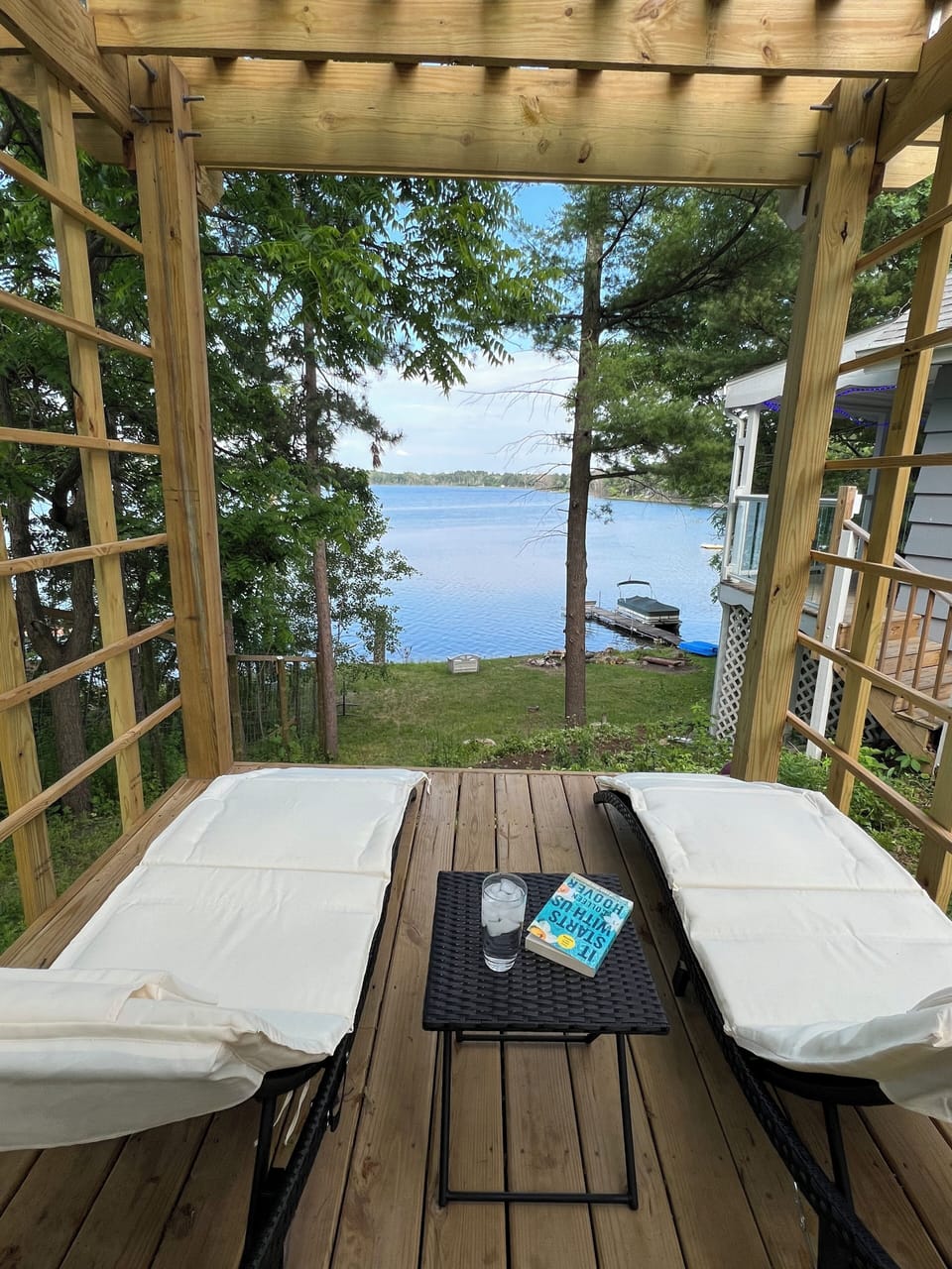 Breath taking view from the pergola