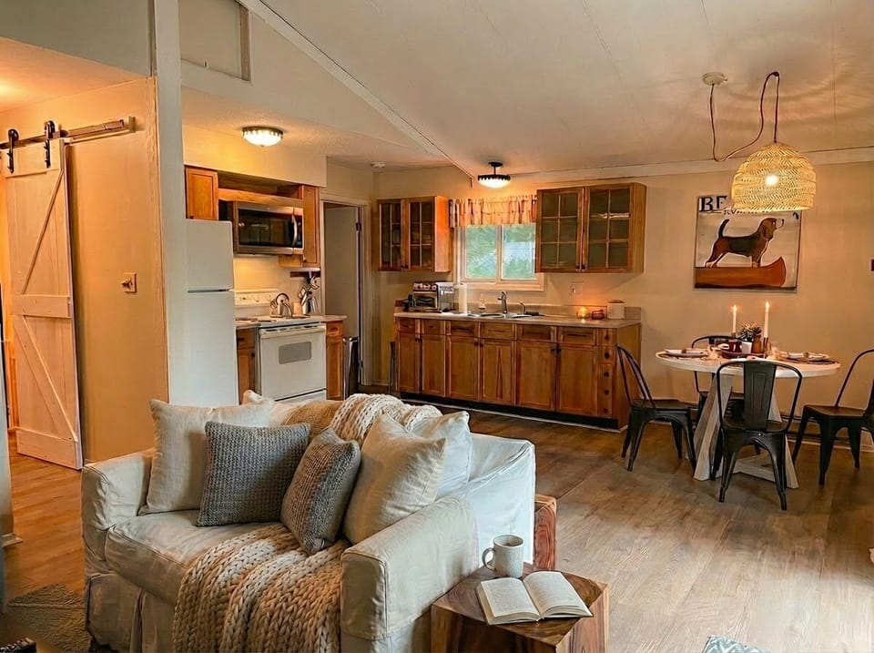 View of Kitchen from Living Room