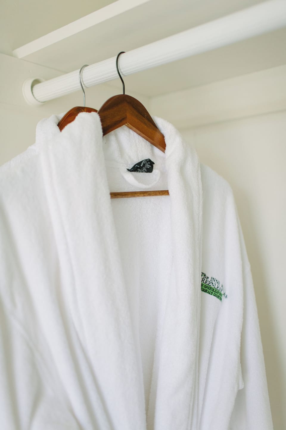 Wrap yourself in comfort with our plush signature robes, offered in every room at Admiral's Quarters Inn—just one of the thoughtful touches that make your Boothbay Harbor stay feel like home.