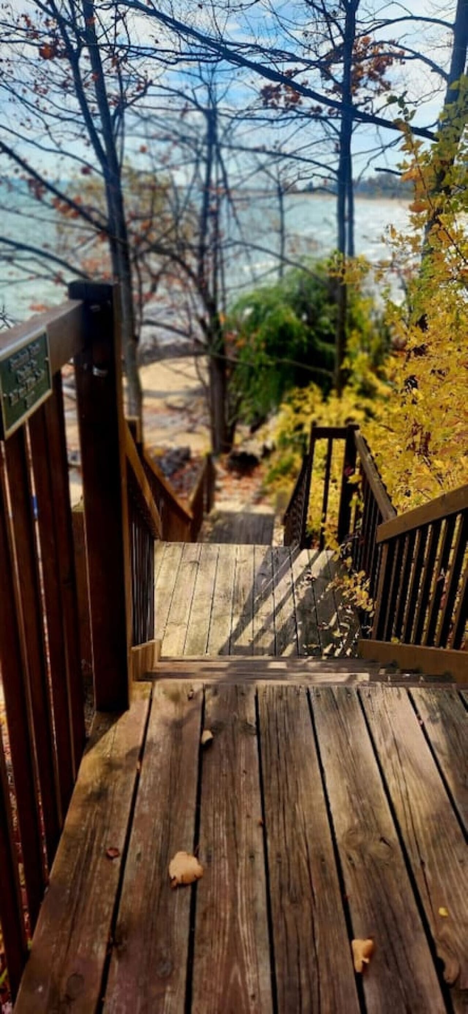 Stairs to Lake Access