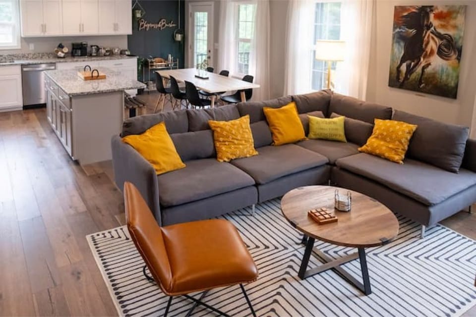 A comfy place to relax with friends/family