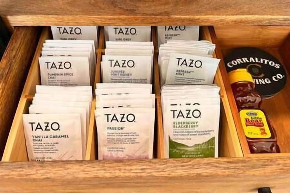 Tazo Teas are made available