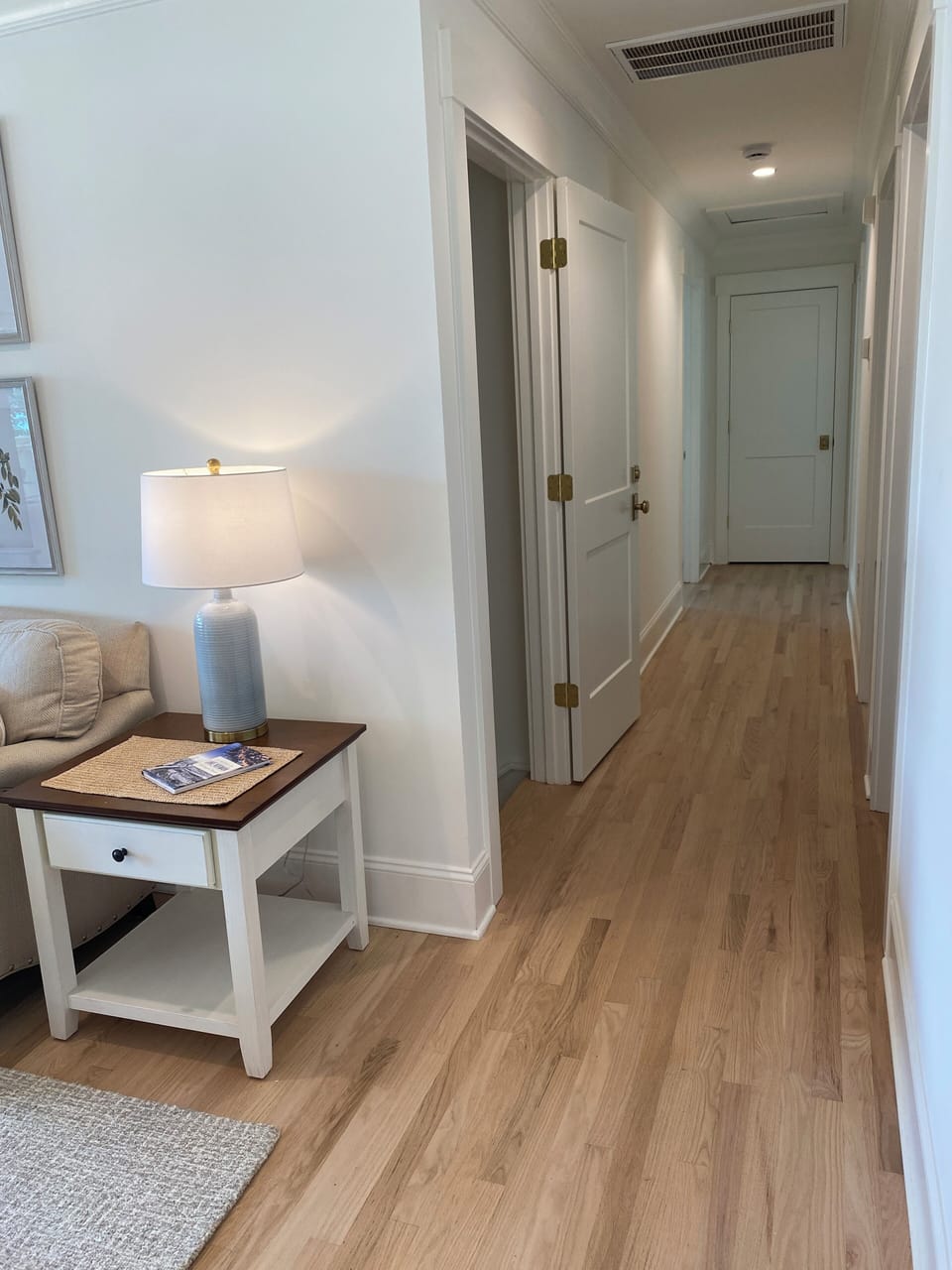 Main floor hall to bedrooms