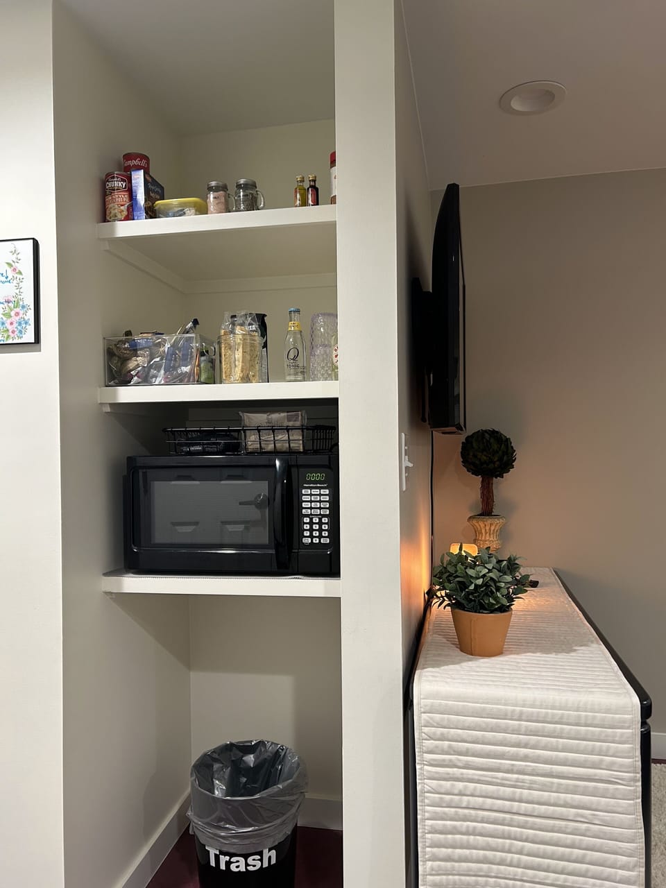 Microwave/pantry