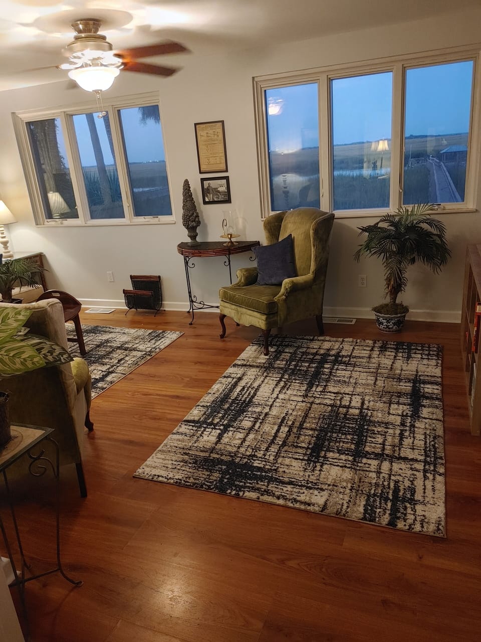 River Room over looks waterfront