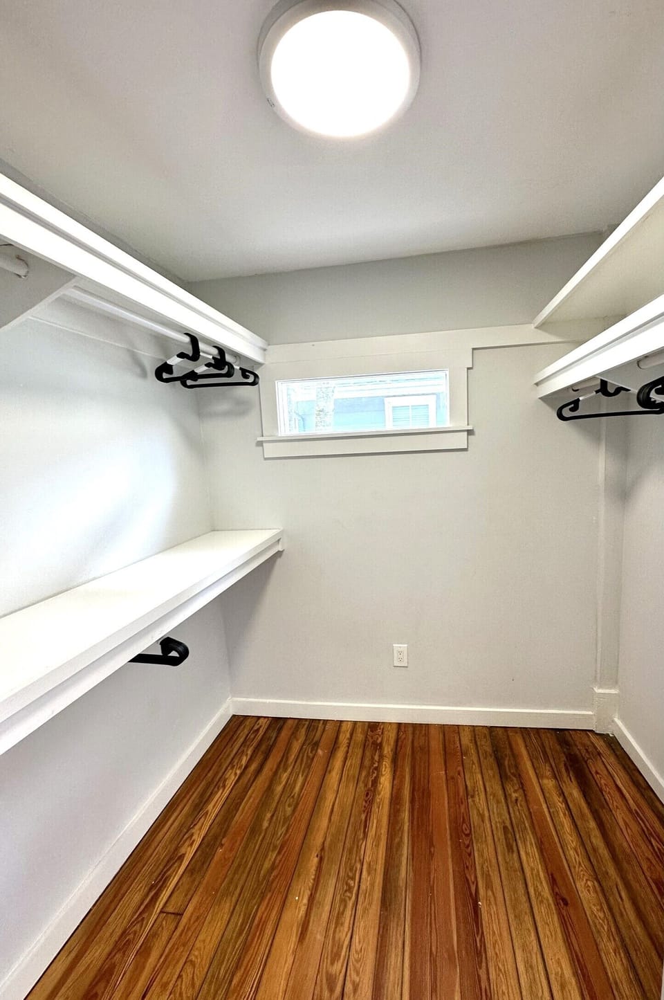 It has a Larage Walkin Closet with Window and Door the the outside - Could be used as nursery or 2nd office. PackNPlay Provided